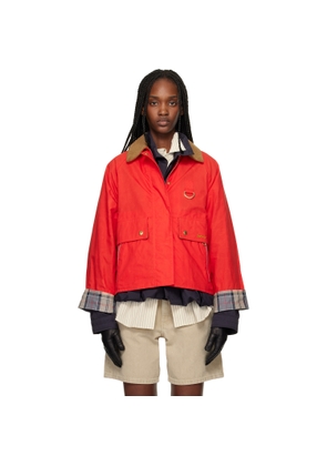 Barbour Red Mackworth Casual Jacket