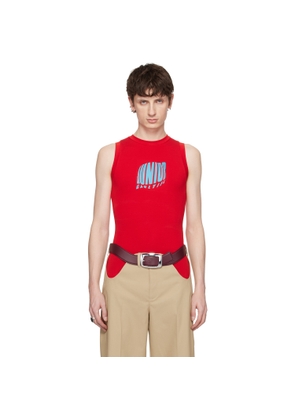 Jean Paul Gaultier Red 'The Junior Gaultier' Tank Top