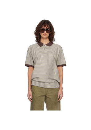 Carhartt Work In Progress Multicolor Short Sleeve Dion Stripe Polo