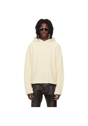 424 Beige Dropped Shoulder Hoodie