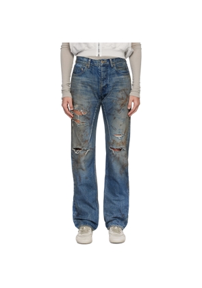 Rick Owens DRKSHDW Blue Temple Kurdt Jeans
