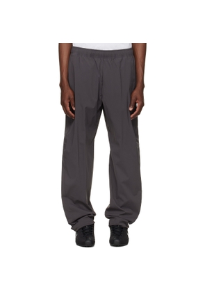 Stone Island Gray 3100025 Recycled Stretch Nylon Tela_S.I. Stellina Trousers