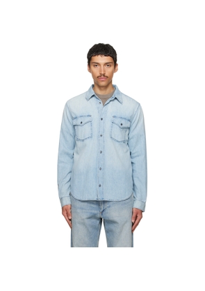 Citizens of Humanity Blue Cairo Utility Denim Shirt