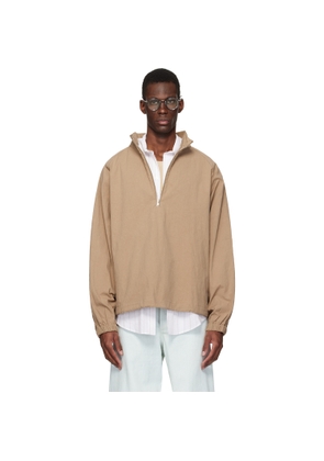 colbo Beige Half Zip Raglan Jacket
