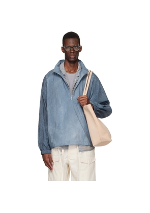 colbo Blue Half Zip Raglan Jacket
