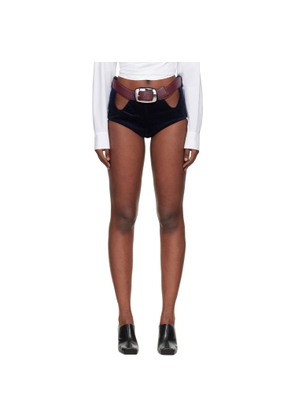 Jean Paul Gaultier Navy 'The Cut-Out Culotte' Shorts