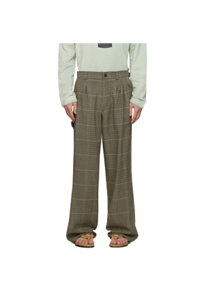 Kiko Kostadinov Taupe Andras Formal Trousers