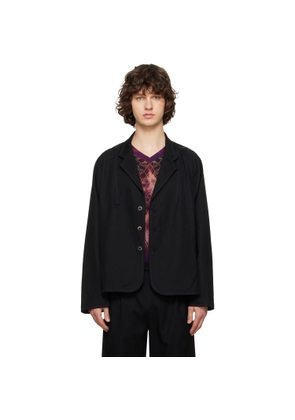 Kiko Kostadinov Black Vig K-Dart Blazer