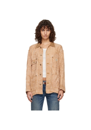 R13 Orange Evelyn Chore Jacket