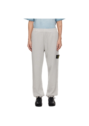 Stone Island Black 6200012 Malfilé Fleece 'Old' Effect Sweatpants
