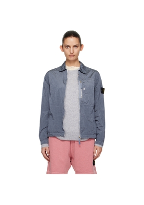 Stone Island Blue 1200038 Nylon Metal ECONYL Overshirt