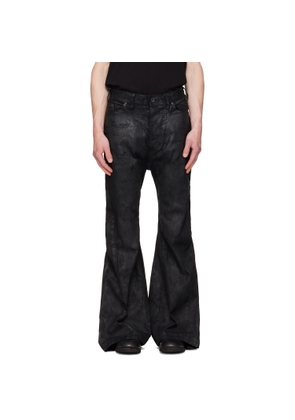 Julius Black Coated Jet Jeans