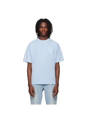 Represent Blue Western Initial T-shirt