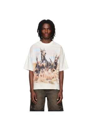 Represent Off-White Western Dobermans T-shirt