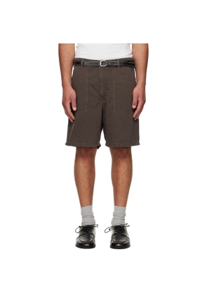 JEANERICA Brown Genua Worker Chino Shorts