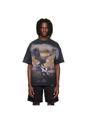 Represent Black Chrome Flight T-shirt
