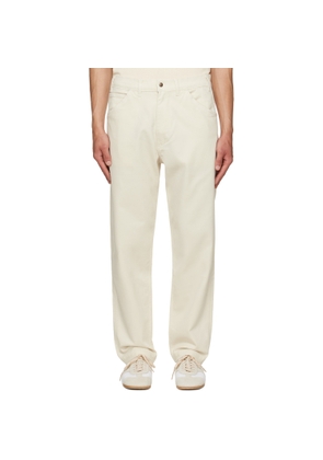 Citizens of Humanity Off-White Carpenter Cashmere Touch Jeans