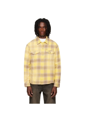 Represent Yellow & Beige Vintage Flannel Shirt