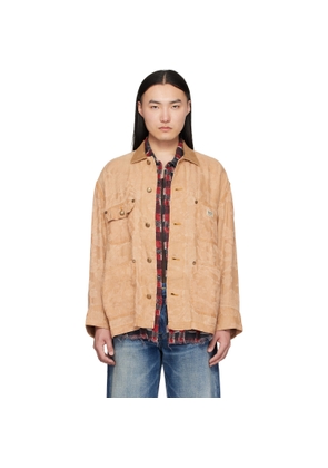 R13 Orange Evelyn Chore Jacket