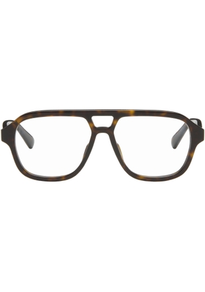 Gucci Brown Simple Fit Optical Frame Glasses