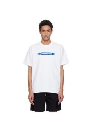 Casablanca White Radiating Logo Classic T-shirt