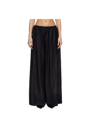 Entire Studios Black Vento Wide Leg Trousers