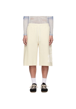 Diesel Off-White Treated Longline Print Shorts