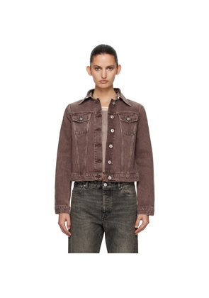 OUR LEGACY Brown Revive Denim Jacket