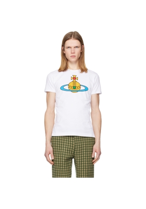 Vivienne Westwood White Oversized Orb Peru T-shirt