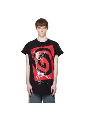 Vivienne Westwood Black Swirl Longline T-shirt