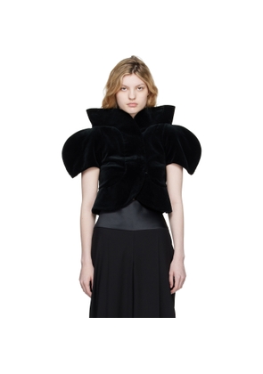 FIDAN NOVRUZOVA Black Sana Velvet Jacket