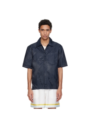Casablanca Navy Monogram SS Shirt