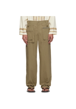 Isabel Marant Khaki Ezio Trousers