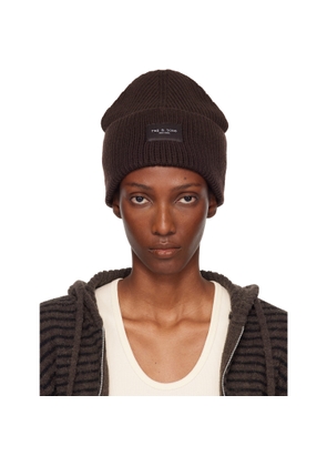 rag & bone Brown Blake Wool Beanie