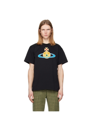 Vivienne Westwood Black Oversized Orb Classic T-shirt