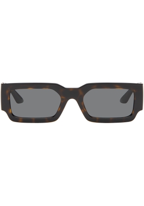 Versace Brown Greca Sunglasses