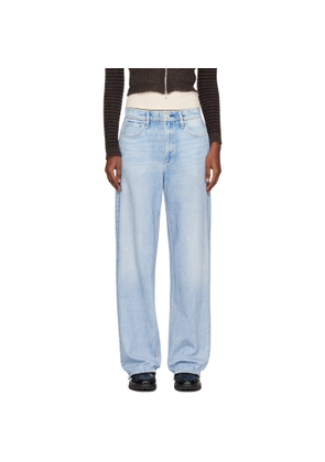 rag & bone Blue rb Miramar Wide-Leg Jeans