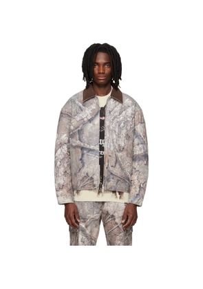 Represent Khaki Realtree Camo Trucker Jacket