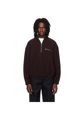 Rier Burgundy Fleece Sweatshirt