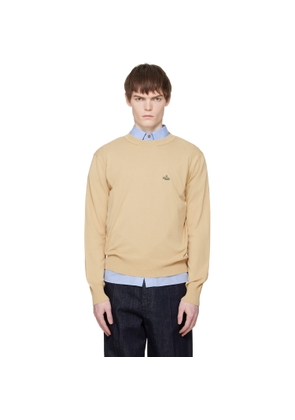 Vivienne Westwood Beige Alex Round Neck Sweater