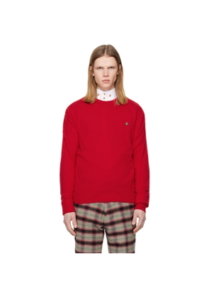 Vivienne Westwood Red Alex Round Neck Sweater