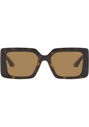 Versace Brown Greca Sunglasses