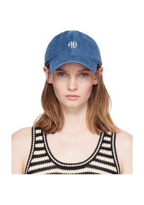 ANINE BING Blue Jeremy Baseball Cap