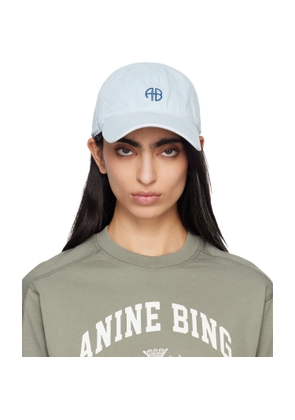 ANINE BING Blue Jeremy Baseball Cap