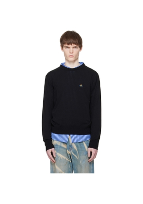Vivienne Westwood Black Alex Round Neck Sweater