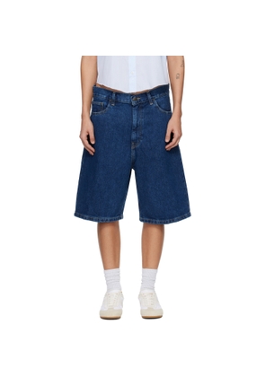 Carhartt Work In Progress Blue Brandon Denim Shorts