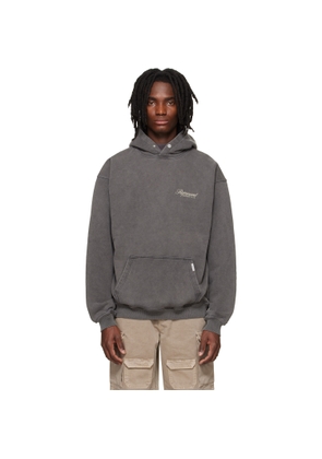 Represent Gray 'Represent Owners Club' Script Hoodie