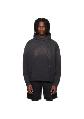 Represent Black 'Represent' Embellished Hoodie