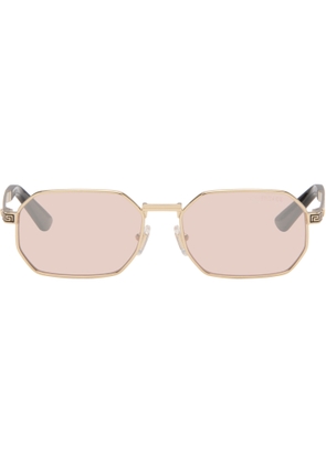 Versace Gold Greca Flow Sunglasses