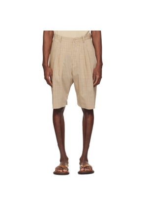 colbo Beige Dress Shorts
